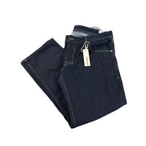 Diesel Jeans Mens 38x30 Denim Larkee Regular Fit Straight Leg Button Fly